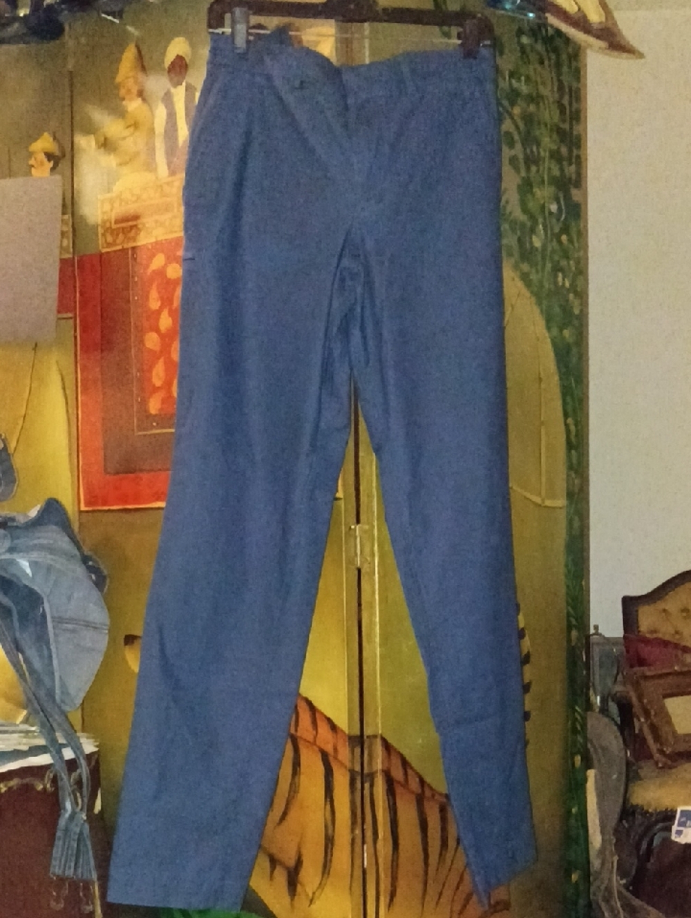 Kit and Ace Men's Blue Tapered Dress Pants